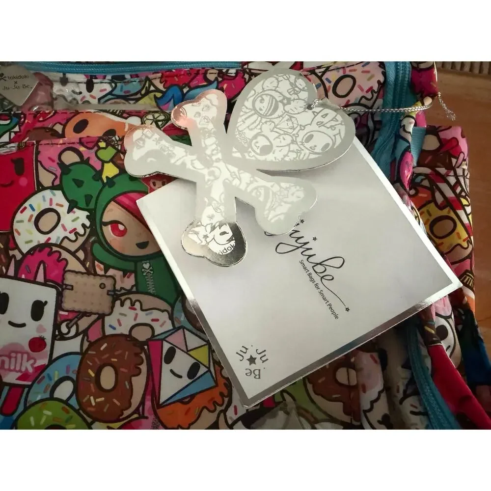 tokidoki x JuJuBe Donutella Sweet Shop Iconic 2.0 Diaper Bag Retired Print NWT